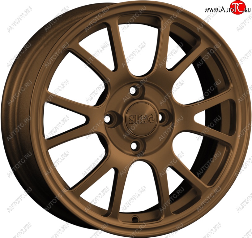 23 999 р. Кованый диск Slik Classik 6x15 (Металлик коньячная бронза. Глянец)   (Цвет: Металлик коньячная бронза. Глянец)  с доставкой в г. Кемерово