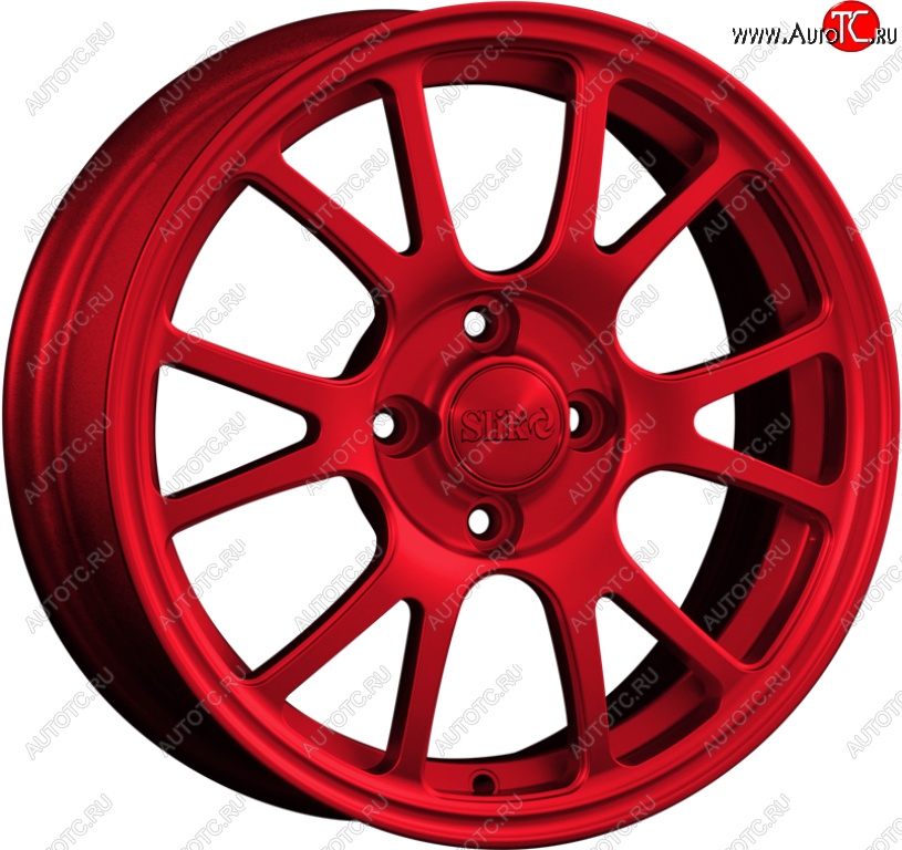 14 899 р. Кованый диск Slik Classik 6x15 (Candy красный)   (Цвет: Candy красный)  с доставкой в г. Кемерово