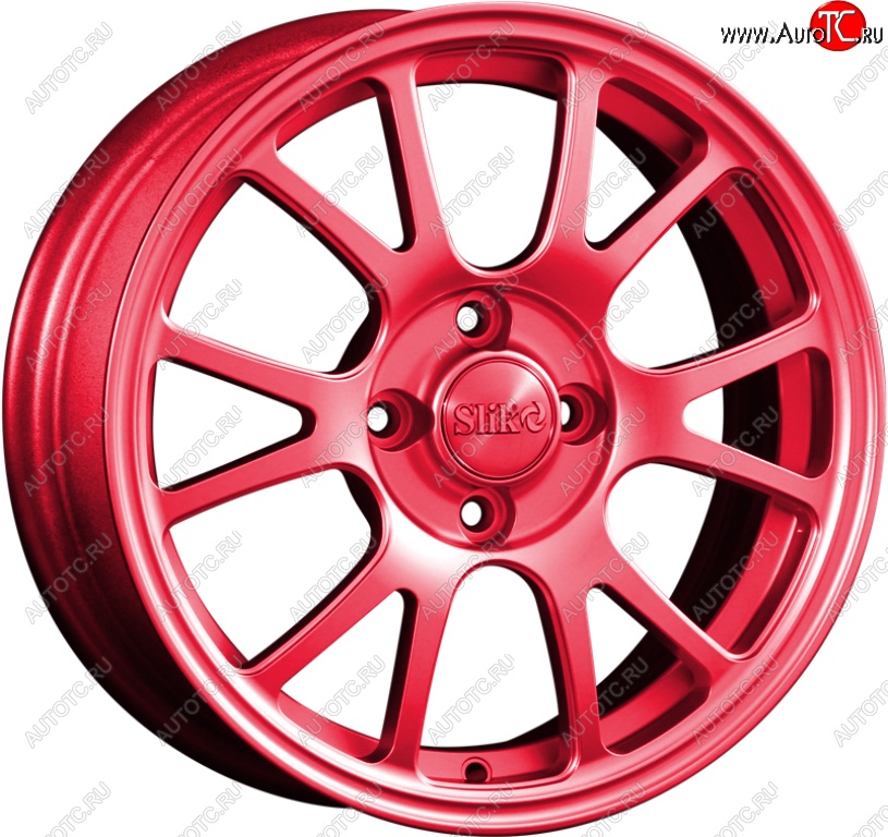 14 899 р. Кованый диск Slik Classik 6x15 (Candy рубиновый)   (Цвет: Candy рубиновый)  с доставкой в г. Кемерово