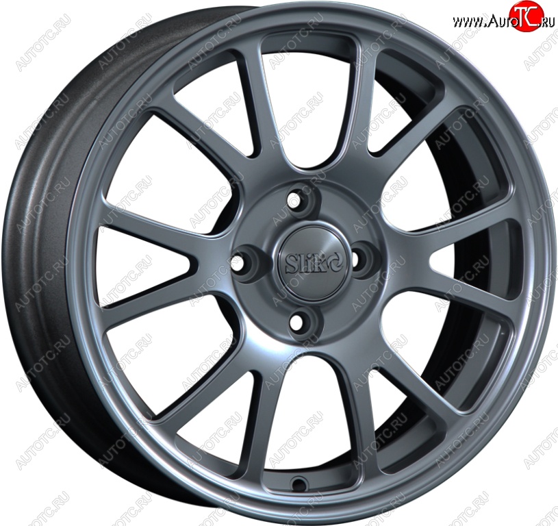 23 999 р. Кованый диск Slik Classik 6x15 (Металлик графит матовый)   (Цвет: Металлик графит матовый)  с доставкой в г. Кемерово