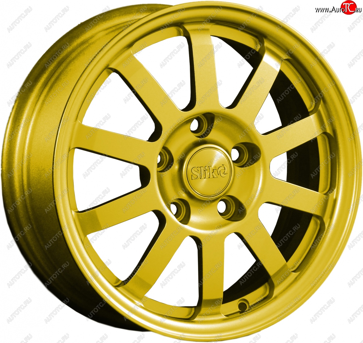 11 399 р. Кованый диск Slik Classik 6x15 (Ярко-желтый RAL 1021)   (Цвет: Ярко-желтый RAL 1021)  с доставкой в г. Кемерово