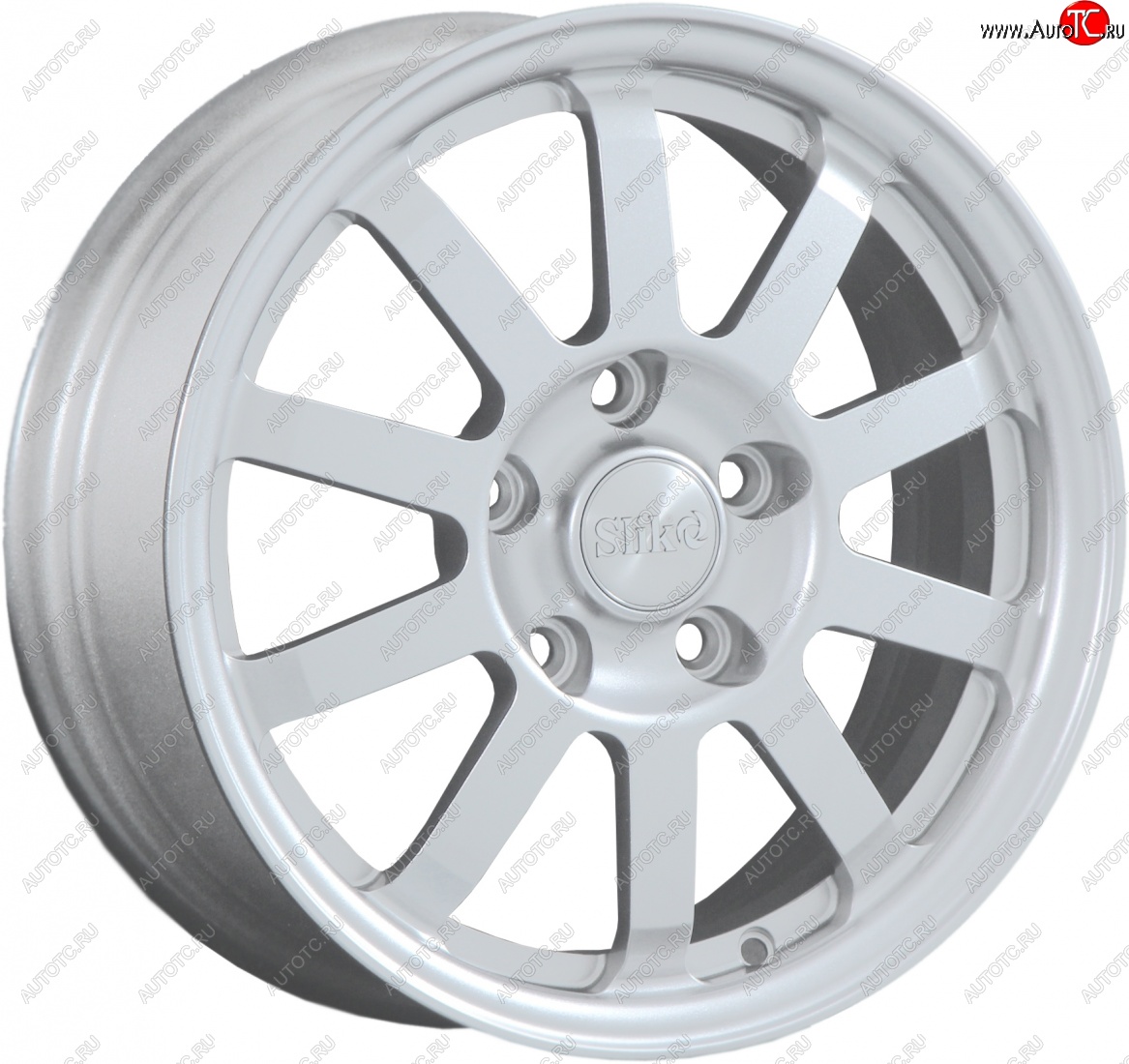 11 399 р. Кованый диск Slik Classik 6x15 (Белый)   (Цвет: Белый)  с доставкой в г. Кемерово