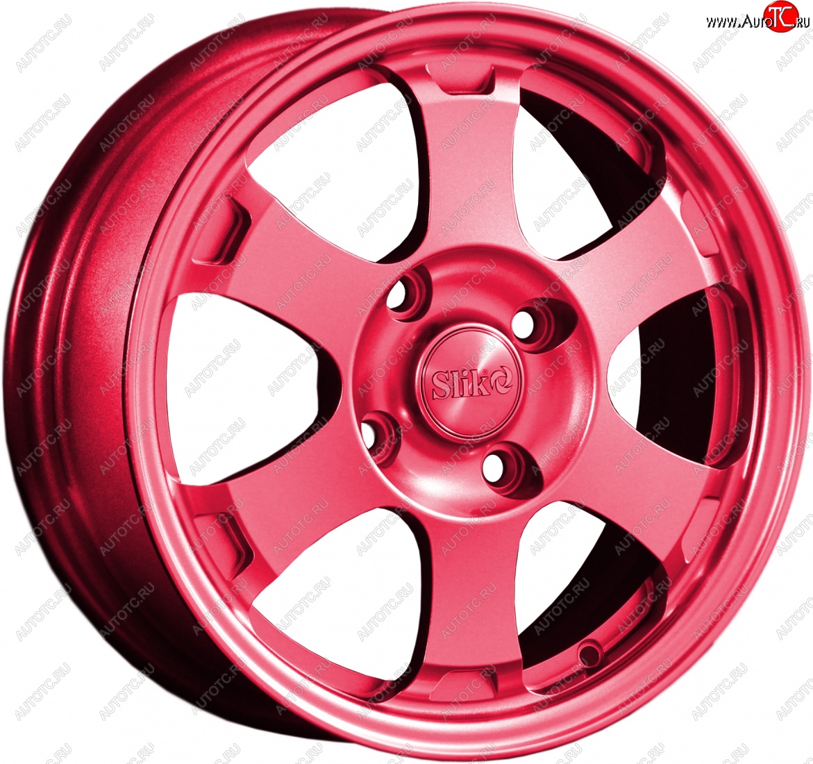 14 799 р. Кованый диск Slik Classik 6x15 (Candy рубиновый)   (Цвет: Candy рубиновый)  с доставкой в г. Кемерово