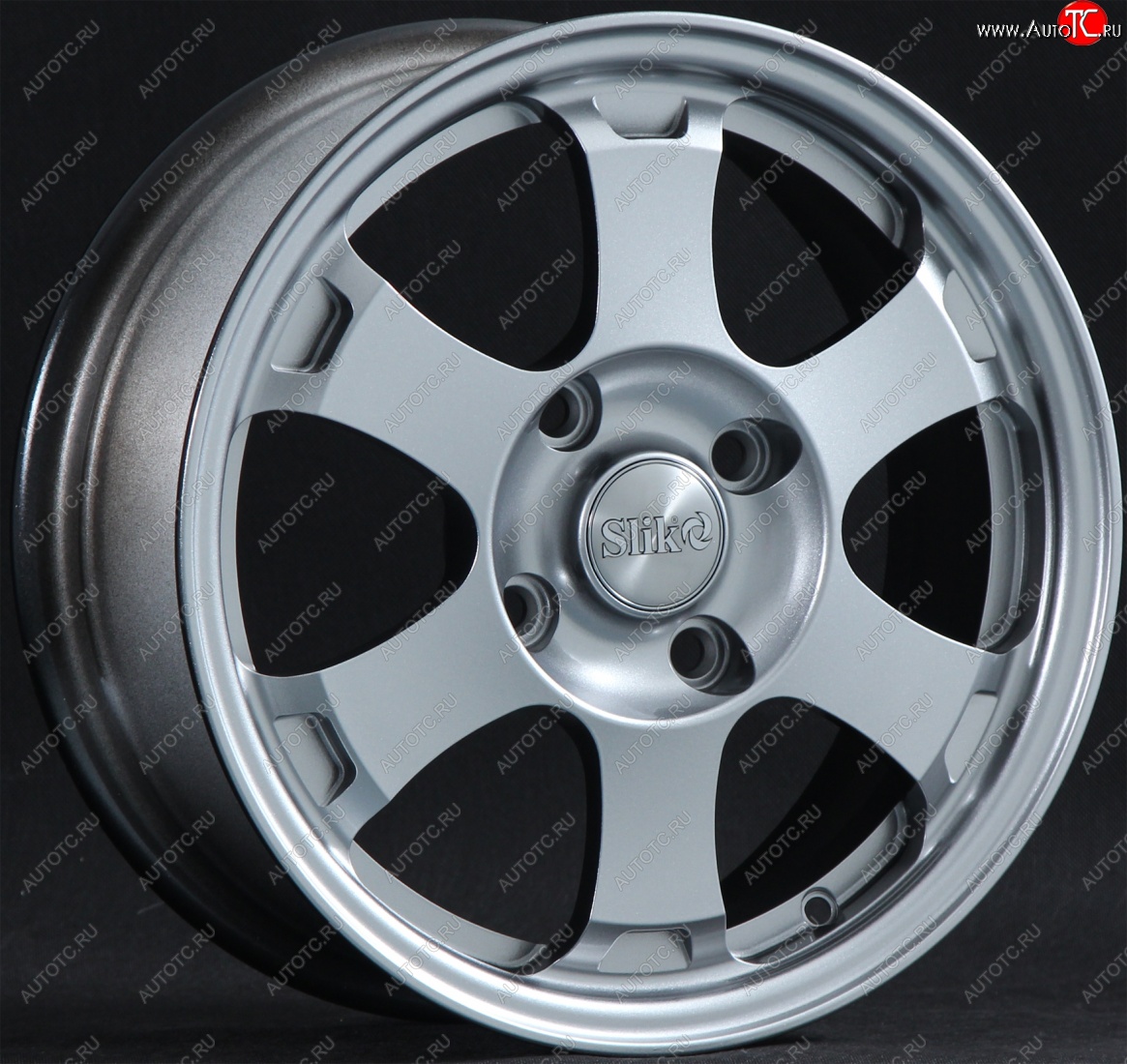 22 449 р. Кованый диск Slik Classik 6x15 (Серебристый тёмный)   (Цвет: Серебристый тёмный)  с доставкой в г. Кемерово