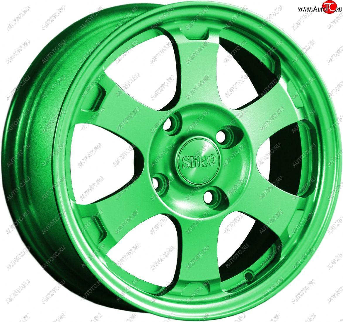 14 799 р. Кованый диск Slik Classik 6x15 (RAL 6038 ярко-зеленый)   (Цвет: RAL 6038 ярко-зеленый)  с доставкой в г. Кемерово
