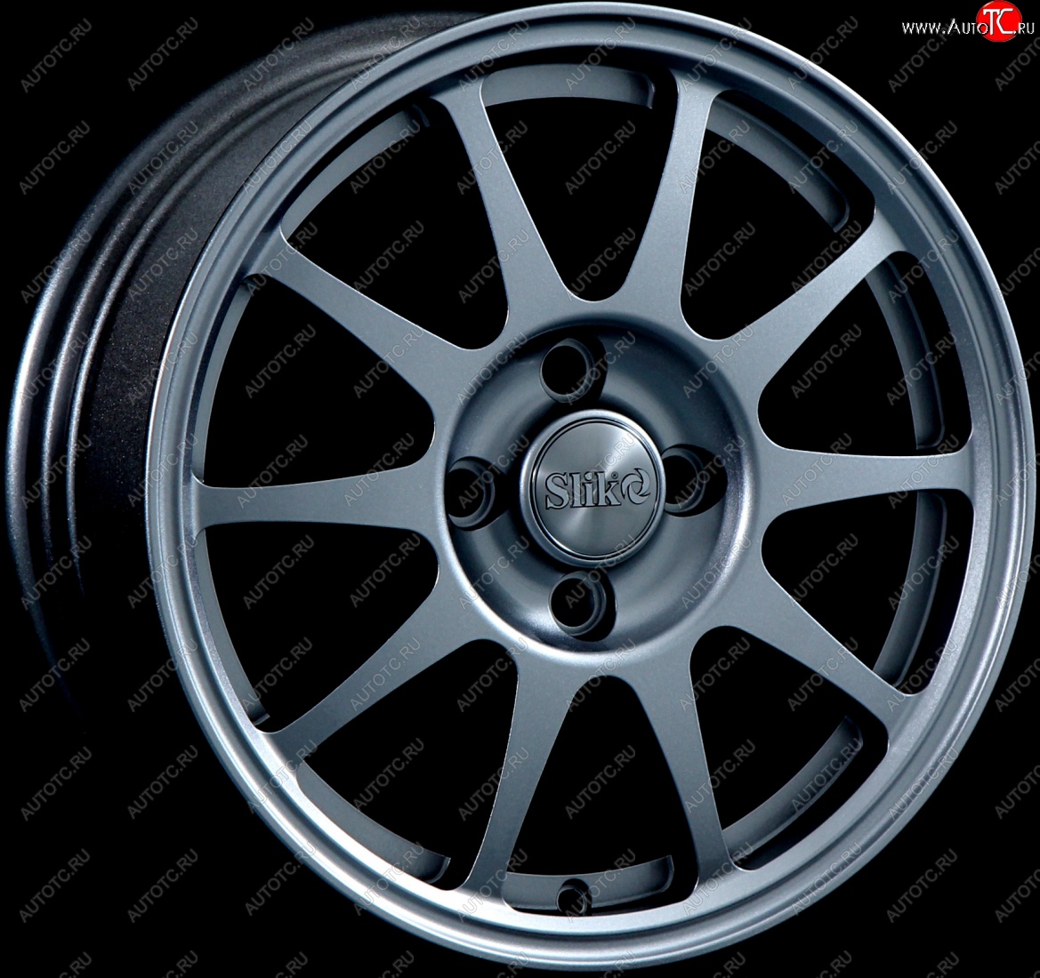 22 449 р. Кованый диск Slik Classik 6x15 (Серебристый тёмный)   (Цвет: Серебристый тёмный)  с доставкой в г. Кемерово