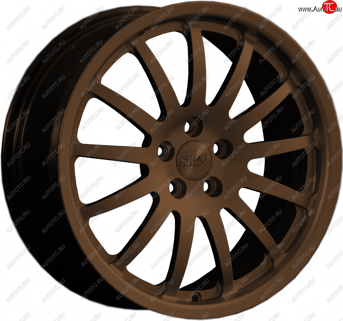 14 599 р. Кованый диск Slik classik R17x7.5 Коньячная бронза. Матовый (MBRZCGN) 7.5x17   (Цвет: MBRZCGN)  с доставкой в г. Кемерово