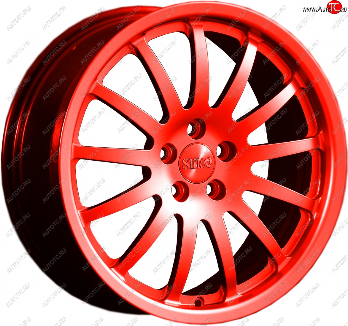 14 599 р. Кованый диск Slik classik R17x7.5 Candy алый 7.5x17   (Цвет: Candy алый 7.5x17)  с доставкой в г. Кемерово