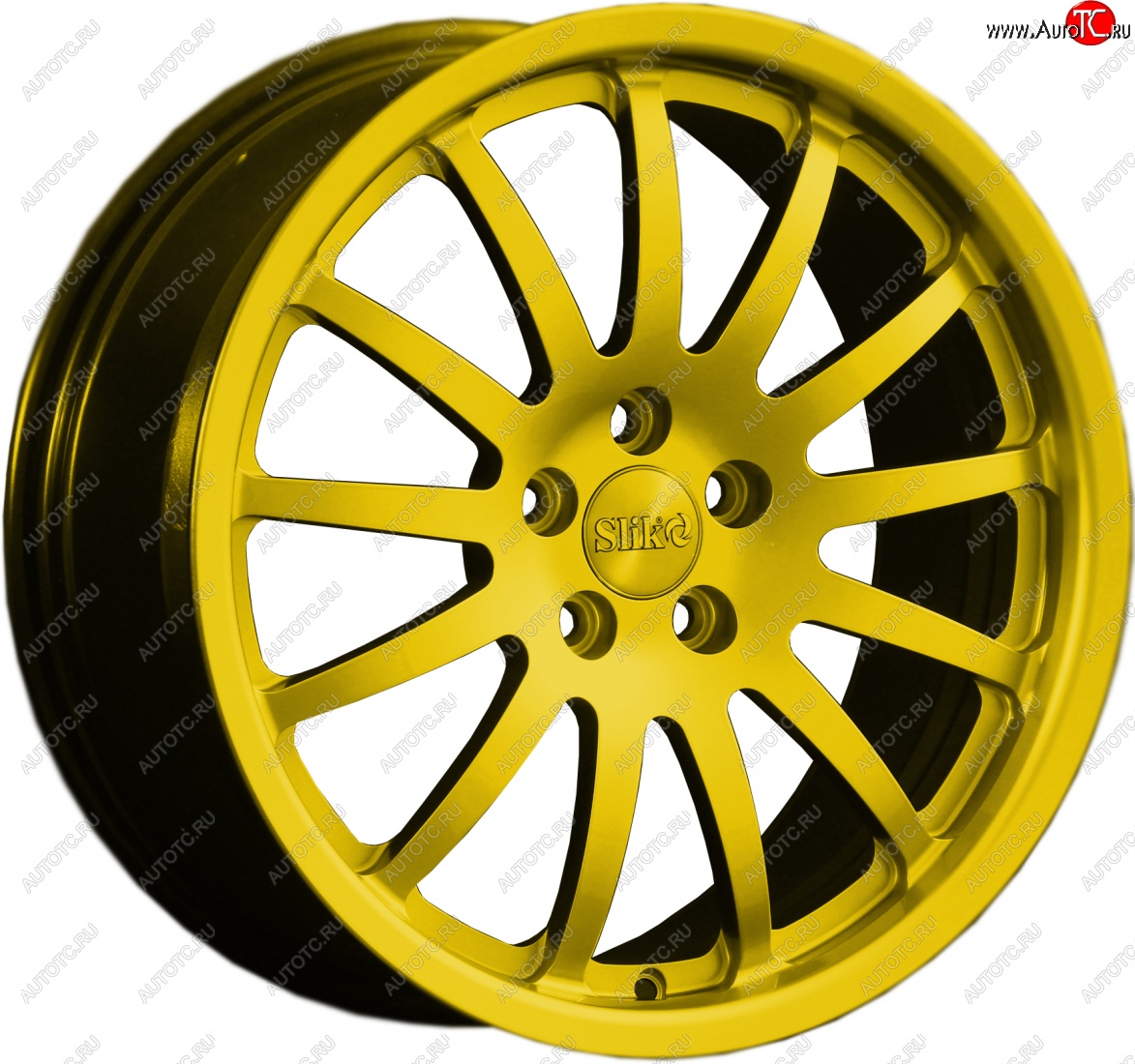 14 599 р. Кованый диск Slik classik R17x7.5 Candy YELLOW ярко-желтый 7.5x17   (Цвет: Candy YELLOW ярко-желтый 7.5x17)  с доставкой в г. Кемерово