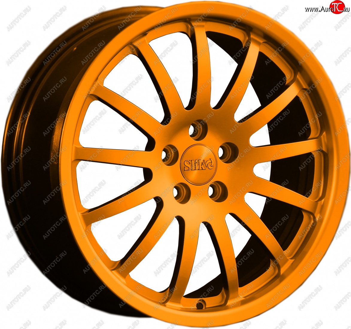 14 599 р. Кованый диск Slik classik R17x7.5 Candy Медно-оранжевый глянцевый 7.5x17   (Цвет: Candy Медно-оранжевый глянцевый 7.5x17)  с доставкой в г. Кемерово