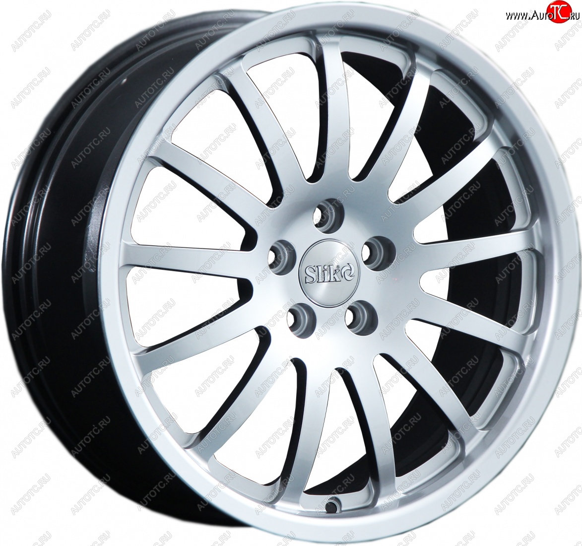14 399 р. Кованый диск Slik classik R17x7.5 Яркое-блестящее серебро (HPB) 7.5x17   (Цвет: HPB)  с доставкой в г. Кемерово