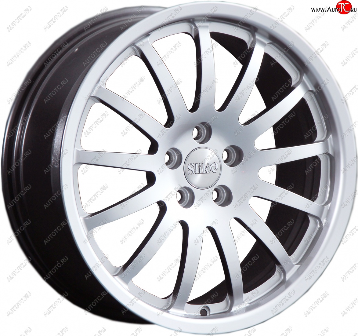 14 399 р. Кованый диск Slik classik R17x7.5 Белый (W) 7.5x17   (Цвет: W)  с доставкой в г. Кемерово