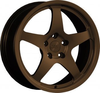25 599 р. Кованый диск Slik classik R17x7.5 Коньячная бронза. Матовый (MBRZCGN) 7.5x17   (Цвет: MBRZCGN)  с доставкой в г. Кемерово. Увеличить фотографию 1
