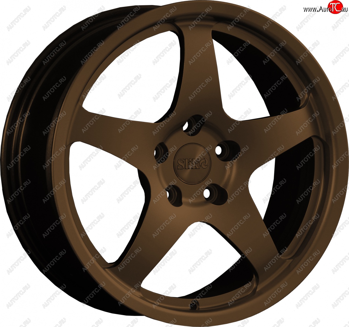 25 599 р. Кованый диск Slik classik R17x7.5 Коньячная бронза. Матовый (MBRZCGN) 7.5x17   (Цвет: MBRZCGN)  с доставкой в г. Кемерово