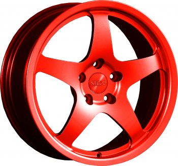 25 599 р. Кованый диск Slik classik R17x7.5 Candy алый 7.5x17   (Цвет: Candy алый 7.5x17)  с доставкой в г. Кемерово. Увеличить фотографию 1