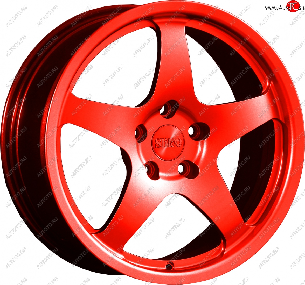 25 599 р. Кованый диск Slik classik R17x7.5 Candy алый 7.5x17   (Цвет: Candy алый 7.5x17)  с доставкой в г. Кемерово