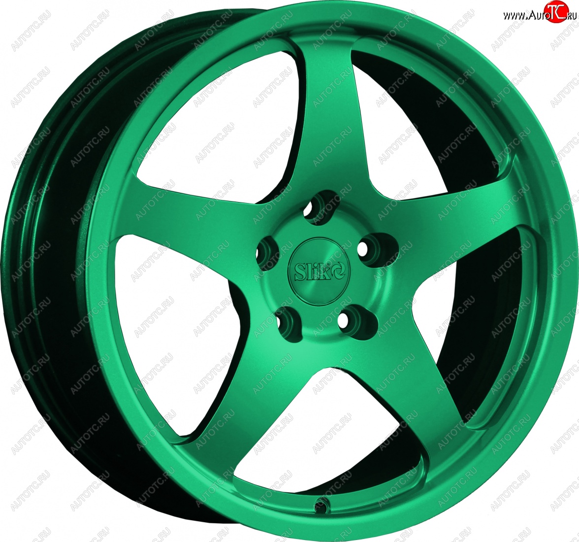 25 599 р. Кованый диск Slik classik R17x7.5 Candy Green изумрудно-зеленый 7.5x17   (Цвет: Candy Green изумрудно-зеленый 7.5x17)  с доставкой в г. Кемерово