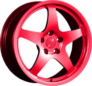 25 599 р. Кованый диск Slik classik R17x7.5 Candy RUBIN рубиновый 7.5x17   (Цвет: Candy RUBIN рубиновый 7.5x17)  с доставкой в г. Кемерово. Увеличить фотографию 1