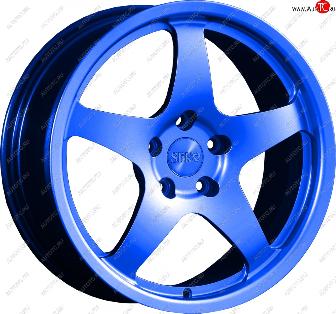 25 599 р. Кованый диск Slik classik R17x7.5 Синий (BLUE) 7.5x17   (Цвет: BLUE)  с доставкой в г. Кемерово