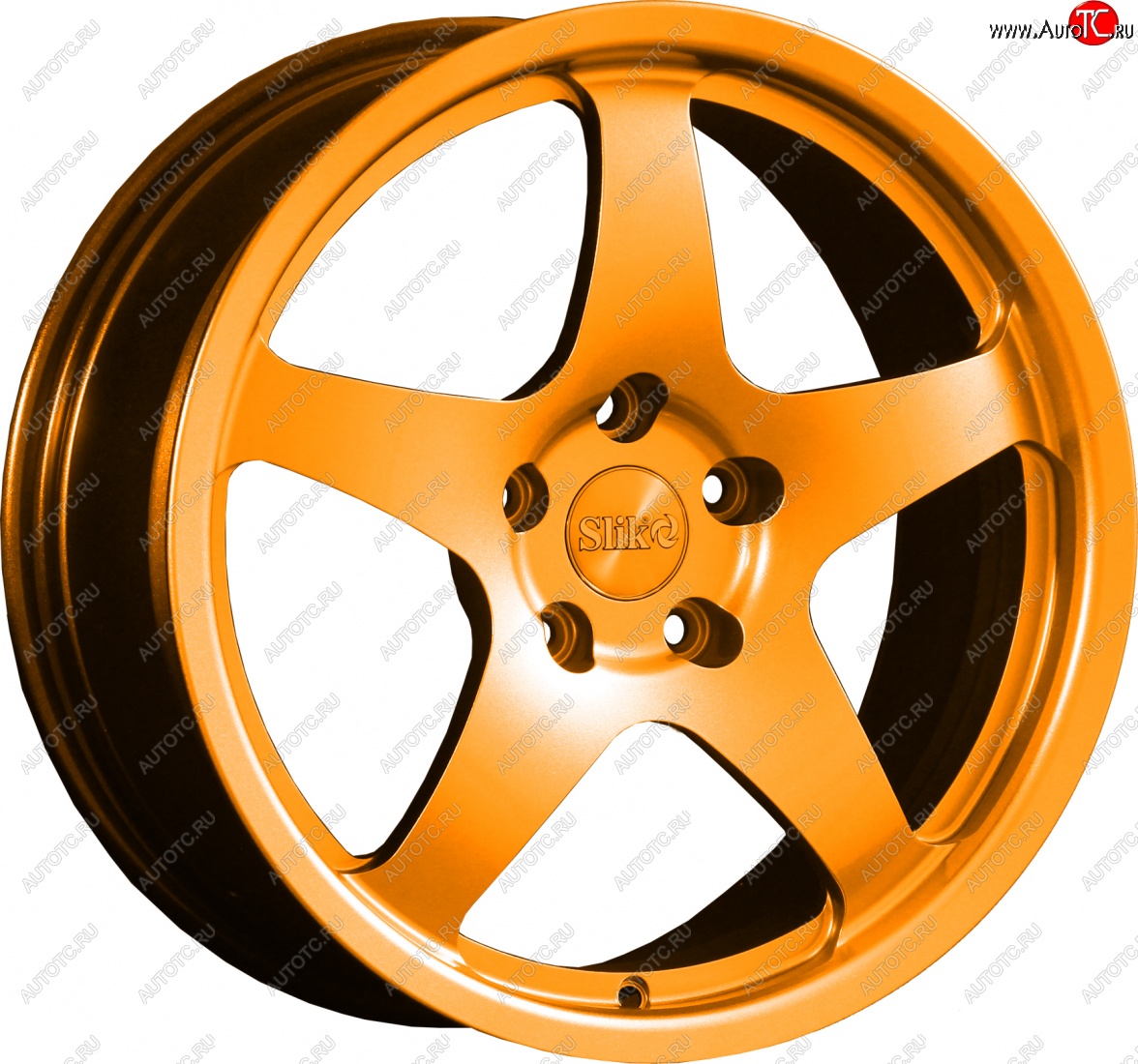 25 599 р. Кованый диск Slik classik R17x7.5 Ярко-оранжевый (ORANGE) 7.5x17   (Цвет: ORANGE)  с доставкой в г. Кемерово
