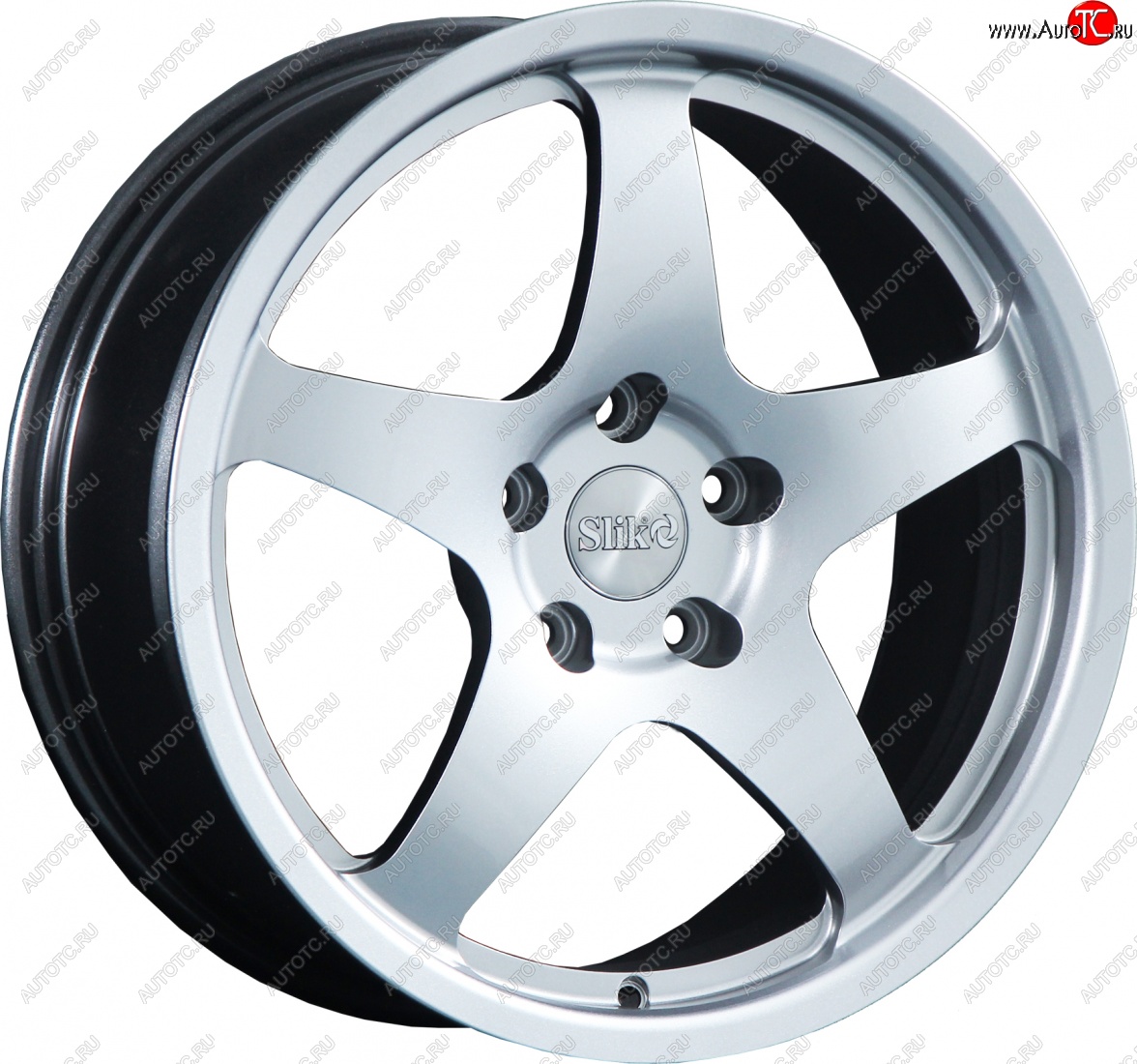 25 599 р. Кованый диск Slik classik R17x7.5 Яркое-блестящее серебро (HPB) 7.5x17   (Цвет: HPB)  с доставкой в г. Кемерово
