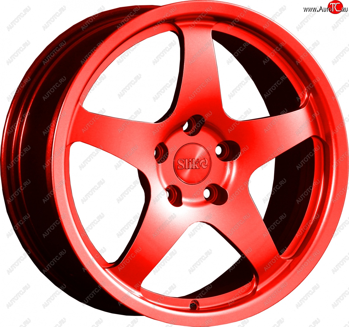 25 599 р. Кованый диск Slik classik R17x7.5 RAL 3026 ярко алый (3026) 7.5x17   (Цвет: 3026)  с доставкой в г. Кемерово