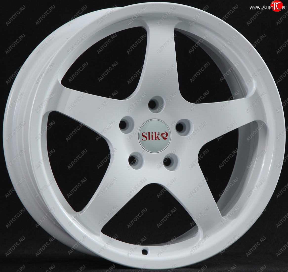 25 599 р. Кованый диск Slik classik R17x7.5 Белый (W) 7.5x17   (Цвет: W)  с доставкой в г. Кемерово