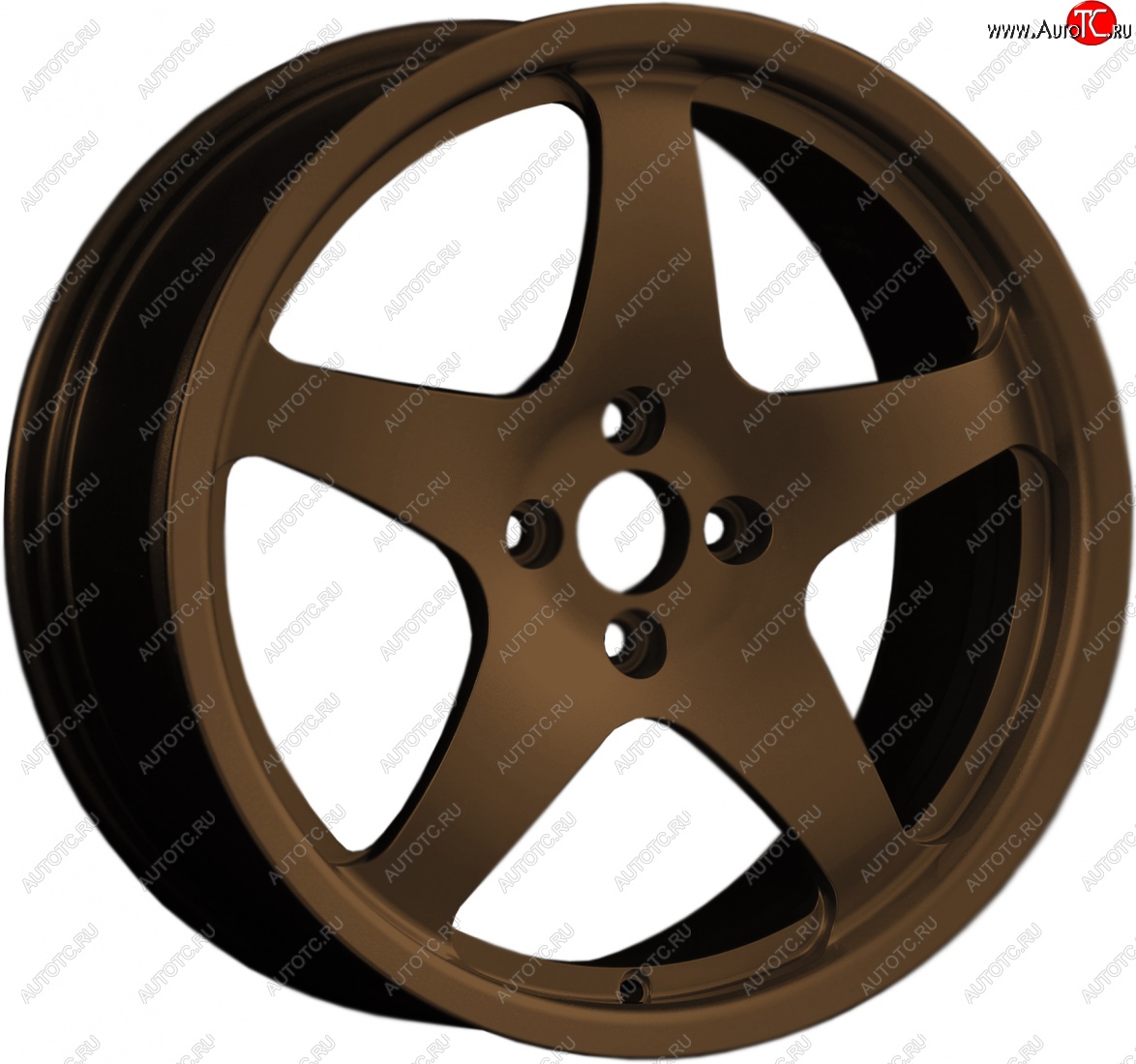 13 599 р. Кованый диск Slik classik R17x7.5 Коньячная бронза. Матовый (MBRZCGN) 7.5x17   (Цвет: MBRZCGN)  с доставкой в г. Кемерово
