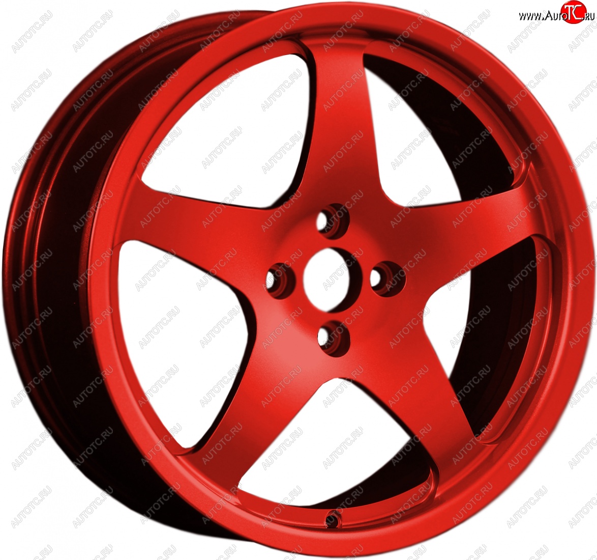 14 049 р. Кованый диск Slik classik R17x7.5 Candy RED красный 7.5x17   (Цвет: Candy RED красный 7.5x17)  с доставкой в г. Кемерово