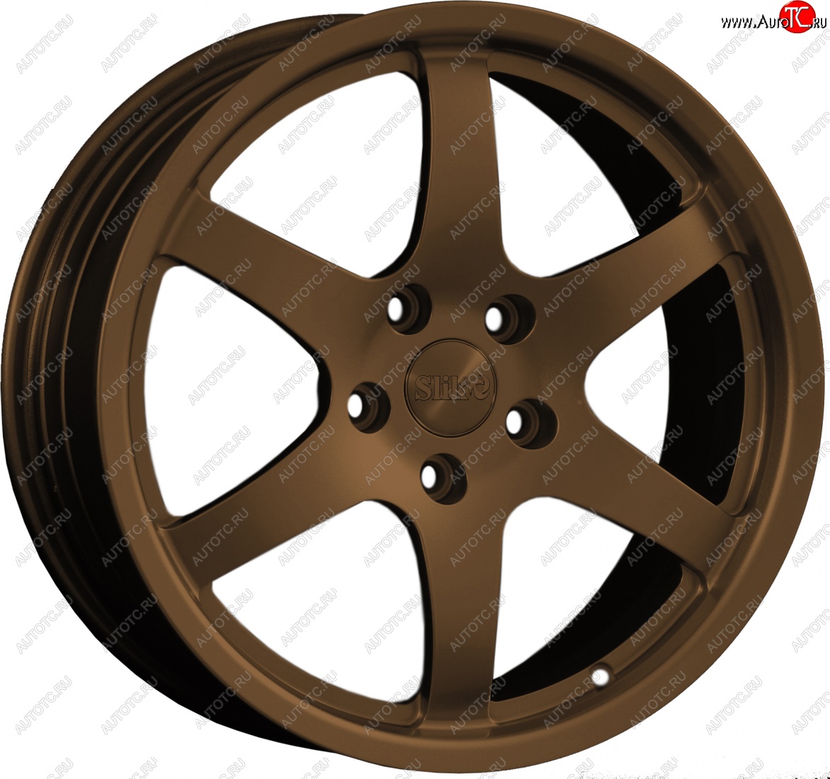14 599 р. Кованый диск Slik classik R17x7.5 Коньячная бронза. Глянец (BRZCGN) 7.5x17   (Цвет: BRZCGN)  с доставкой в г. Кемерово
