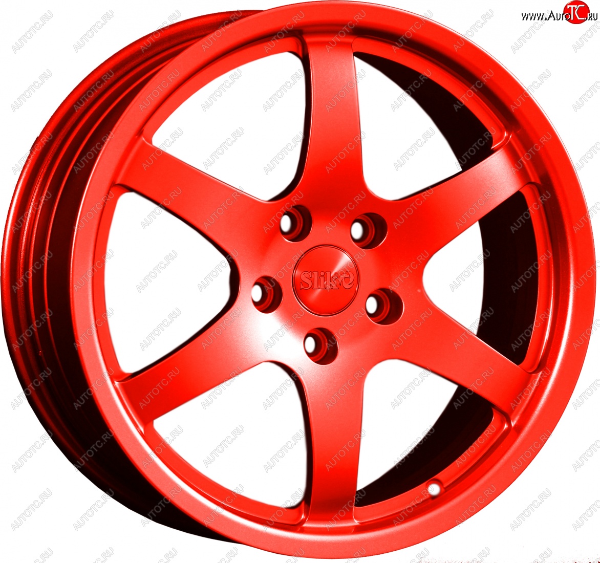 14 599 р. Кованый диск Slik classik R17x7.5 Candy алый 7.5x17   (Цвет: Candy алый 7.5x17)  с доставкой в г. Кемерово