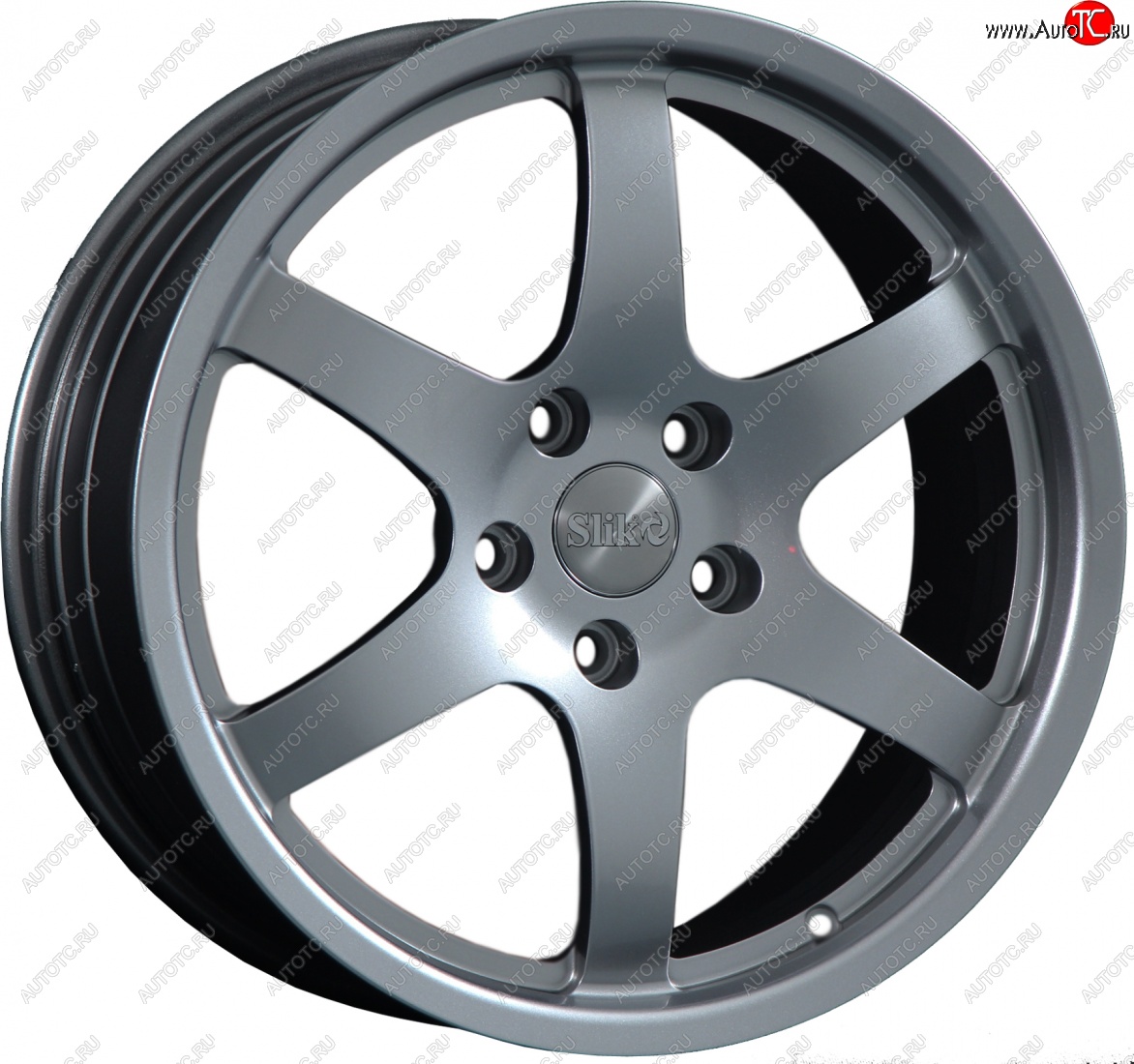 14 399 р. Кованый диск Slik classik R17x7.5 Серебристый тёмный (S25) 7.5x17   (Цвет: S25)  с доставкой в г. Кемерово