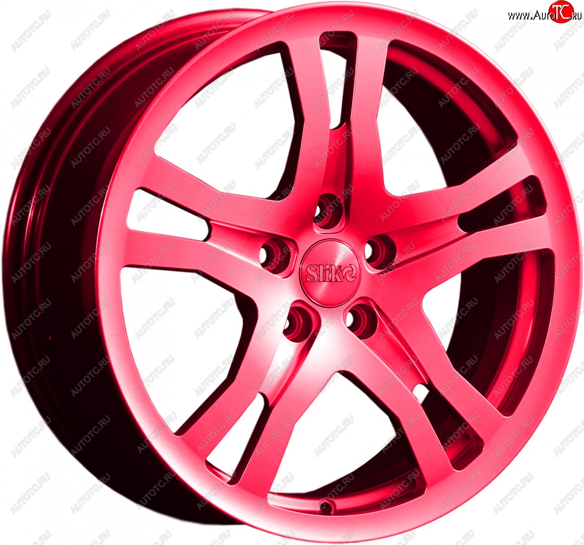 14 599 р. Кованый диск Slik classik R17x7.5 Candy RUBIN рубиновый 7.5x17   (Цвет: Candy RUBIN рубиновый 7.5x17)  с доставкой в г. Кемерово