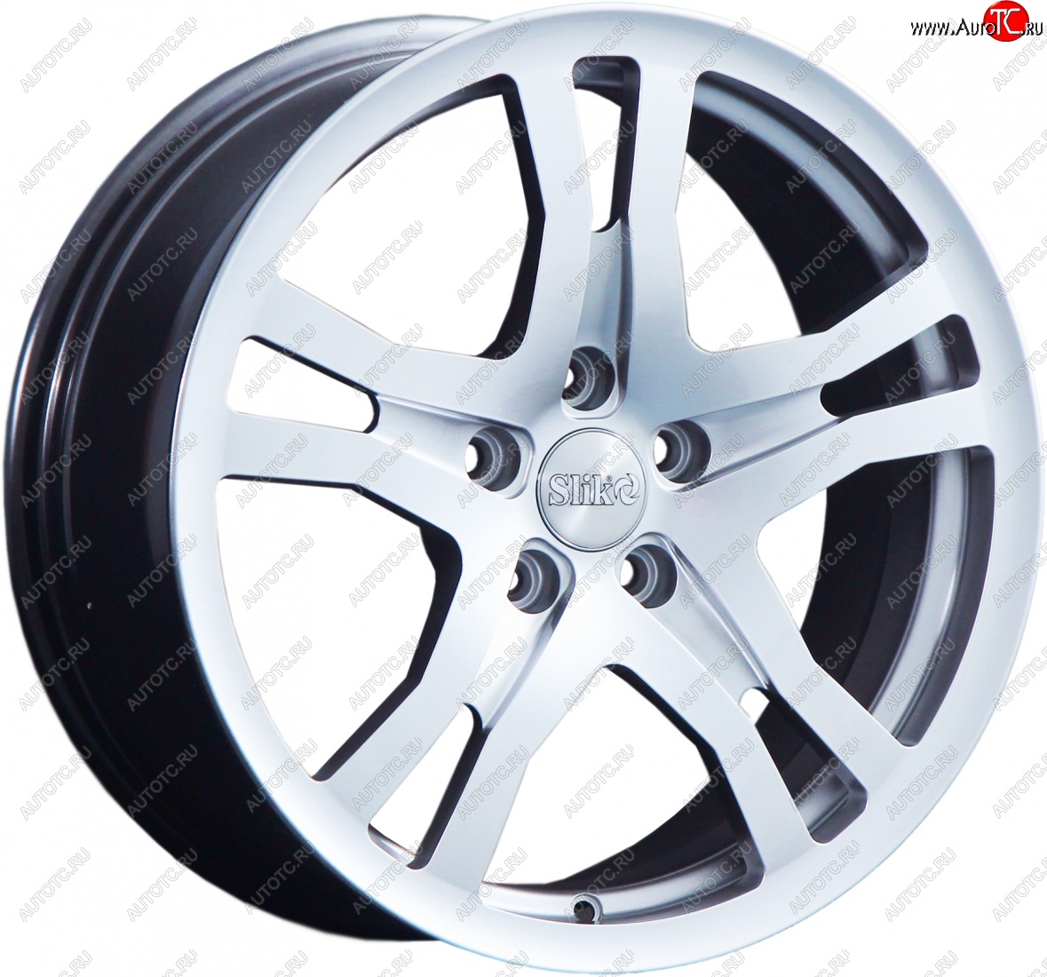 14 599 р. Кованый диск Slik classik R17x7.5 Белый (W) 7.5x17   (Цвет: W)  с доставкой в г. Кемерово