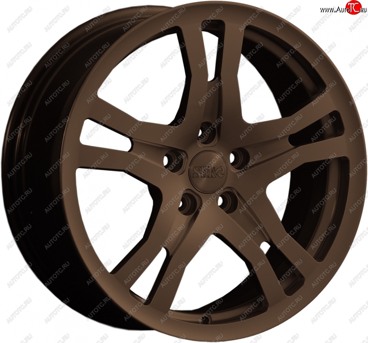 14 599 р. Кованый диск Slik classik R17x7.5 Бронза (BRZ) 7.5x17   (Цвет: BRZ)  с доставкой в г. Кемерово