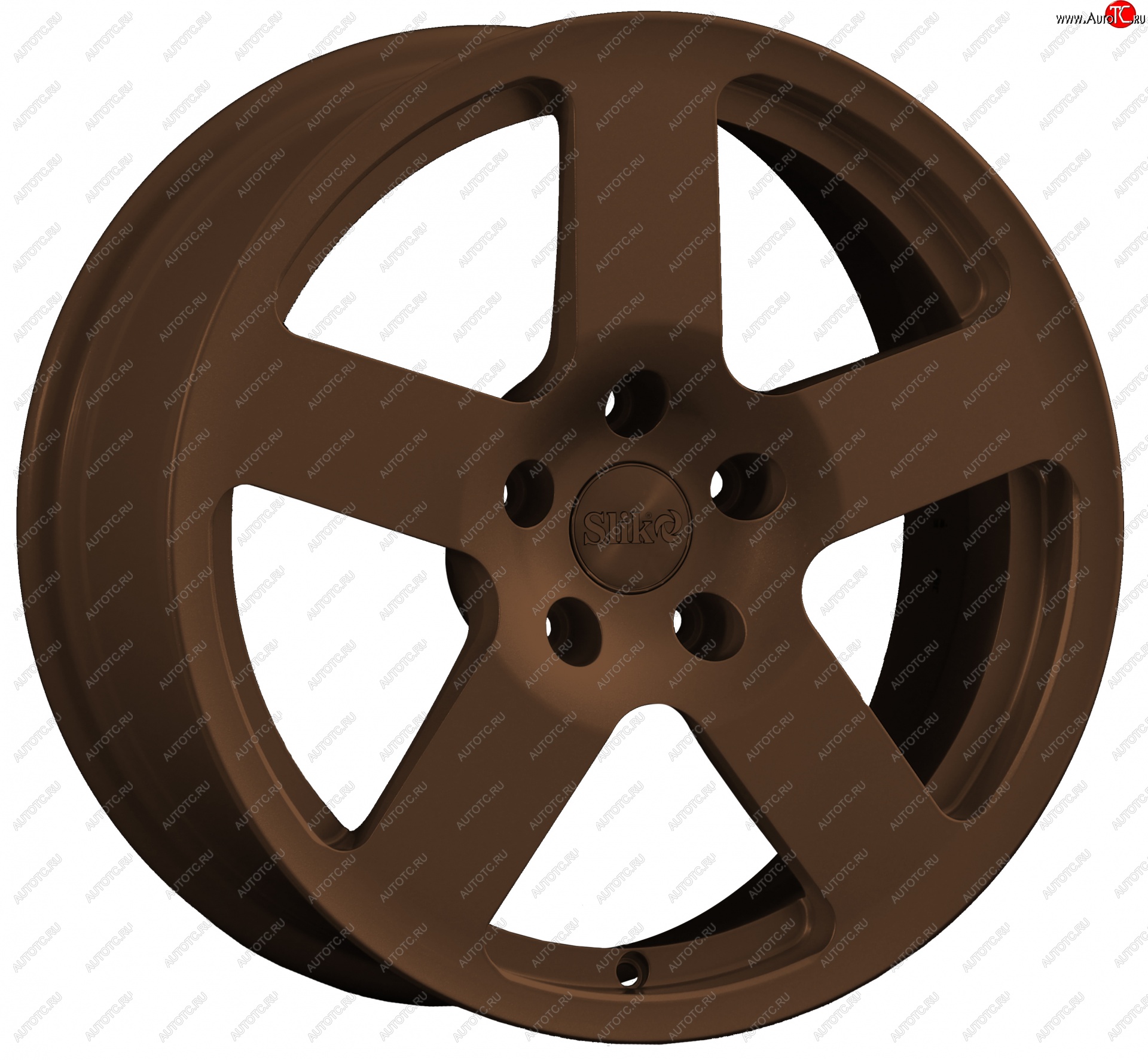 14 599 р. Кованый диск Slik classik R17x7.5 Коньячная бронза. Матовый (MBRZCGN) 7.5x17   (Цвет: MBRZCGN)  с доставкой в г. Кемерово