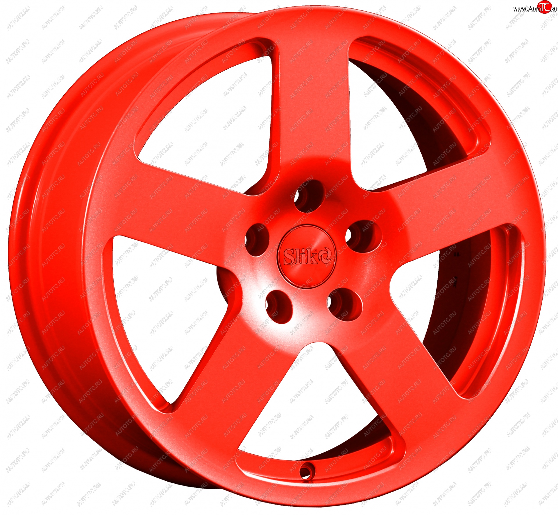 14 599 р. Кованый диск Slik classik R17x7.5 Candy алый 7.5x17   (Цвет: Candy алый 7.5x17)  с доставкой в г. Кемерово