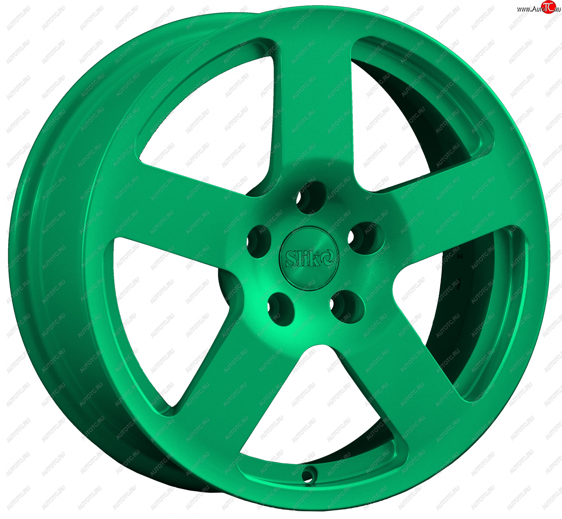 14 599 р. Кованый диск Slik classik R17x7.5 Candy Green изумрудно-зеленый 7.5x17   (Цвет: Candy Green изумрудно-зеленый 7.5x17)  с доставкой в г. Кемерово