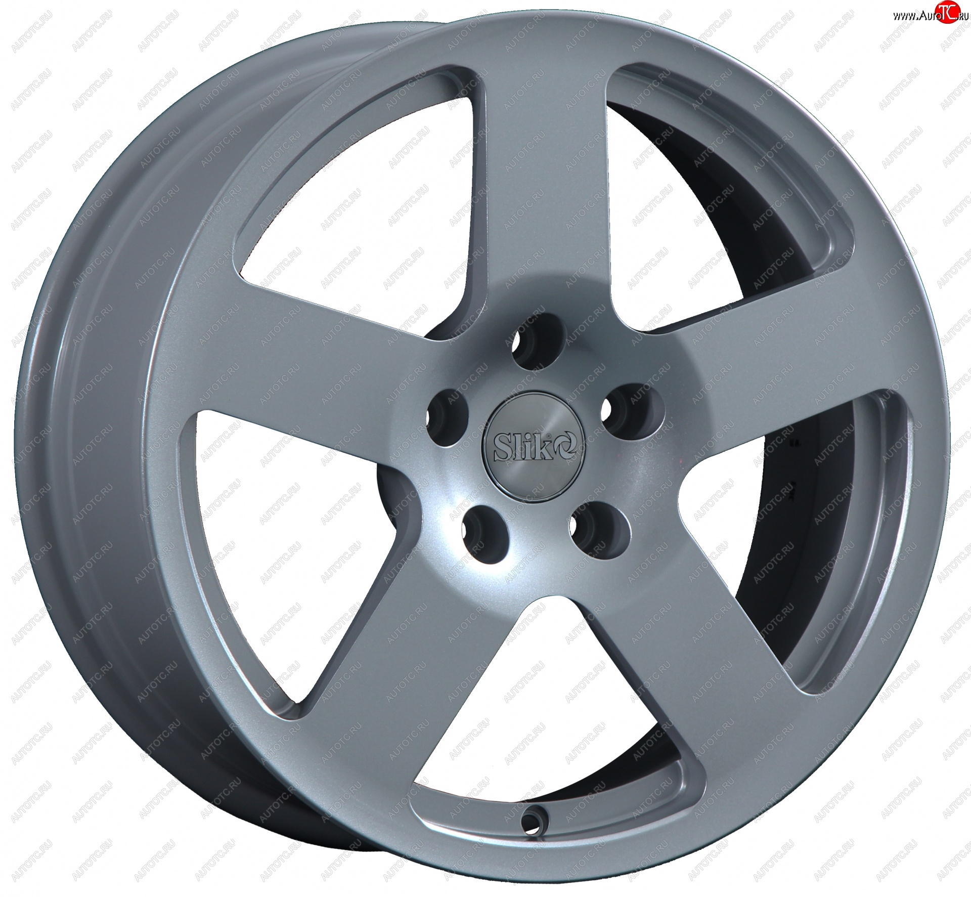 14 399 р. Кованый диск Slik classik R17x7.5 Серебристый тёмный (S25) 7.5x17   (Цвет: S25)  с доставкой в г. Кемерово