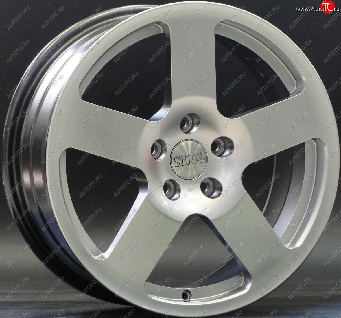 14 399 р. Кованый диск Slik classik R17x7.5 Яркое-блестящее серебро (HPB) 7.5x17   (Цвет: HPB)  с доставкой в г. Кемерово