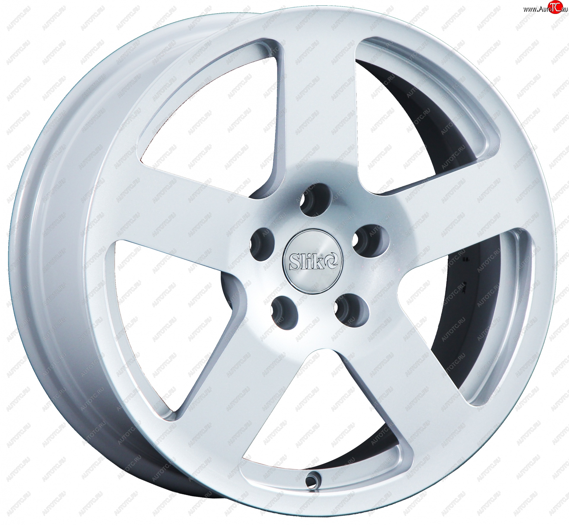 14 599 р. Кованый диск Slik classik R17x7.5 Белый (W) 7.5x17   (Цвет: W)  с доставкой в г. Кемерово