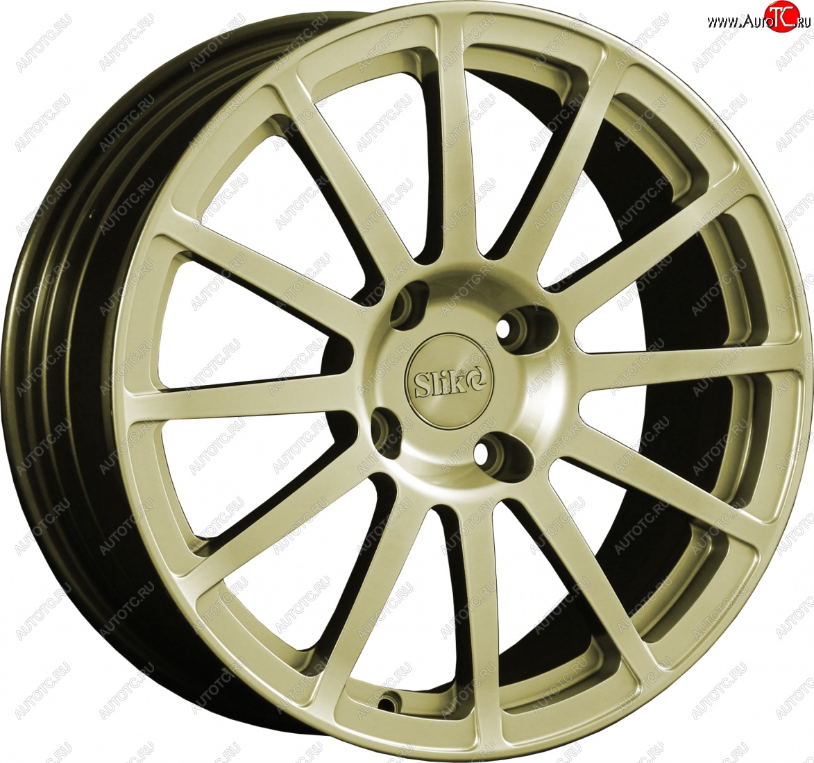 25 599 р. Кованый диск Slik classik R17x7.5 Золотой (G) 7.5x17 Opel Antara рестайлинг (2010-2015) 5x115.0xDIA70.3xET46.0 (Цвет: G)