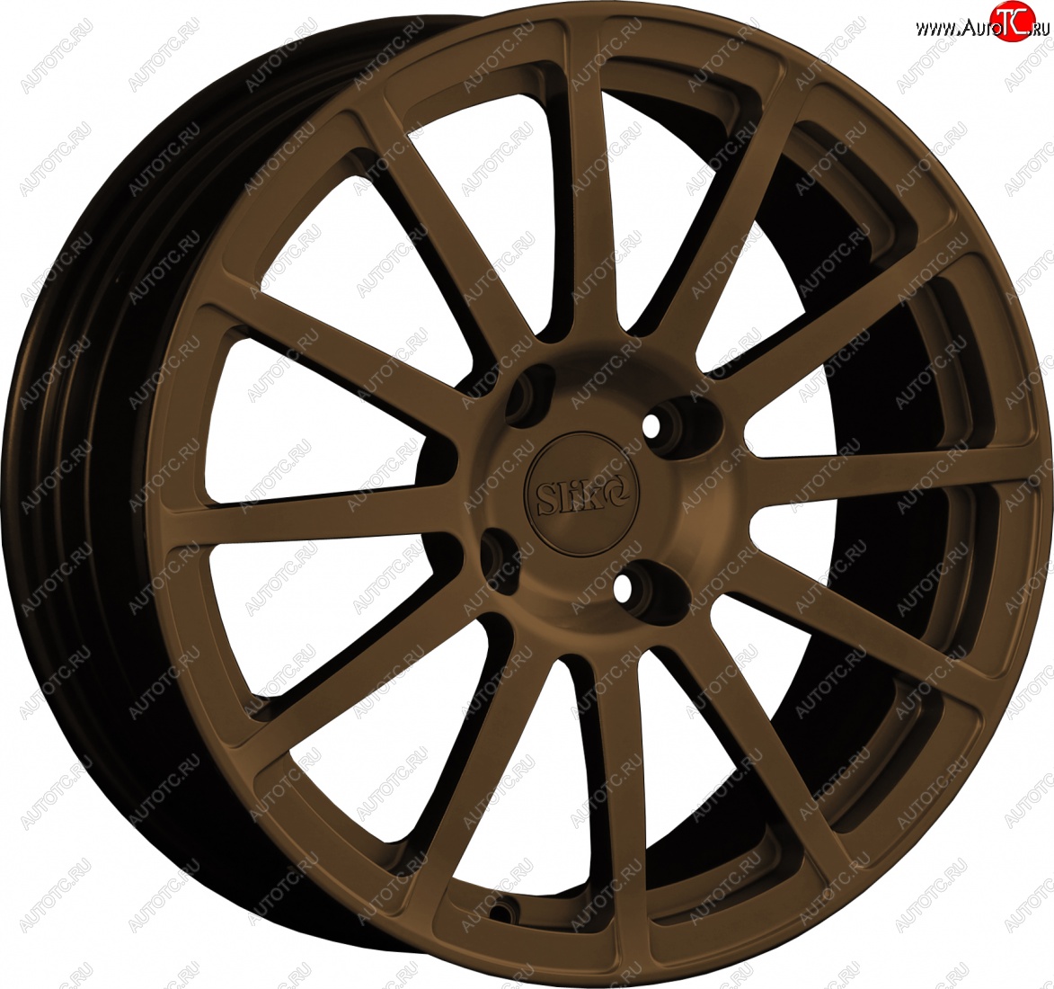 25 599 р. Кованый диск Slik classik R17x7.5 Коньячная бронза. Глянец (BRZCGN) 7.5x17   (Цвет: BRZCGN)  с доставкой в г. Кемерово