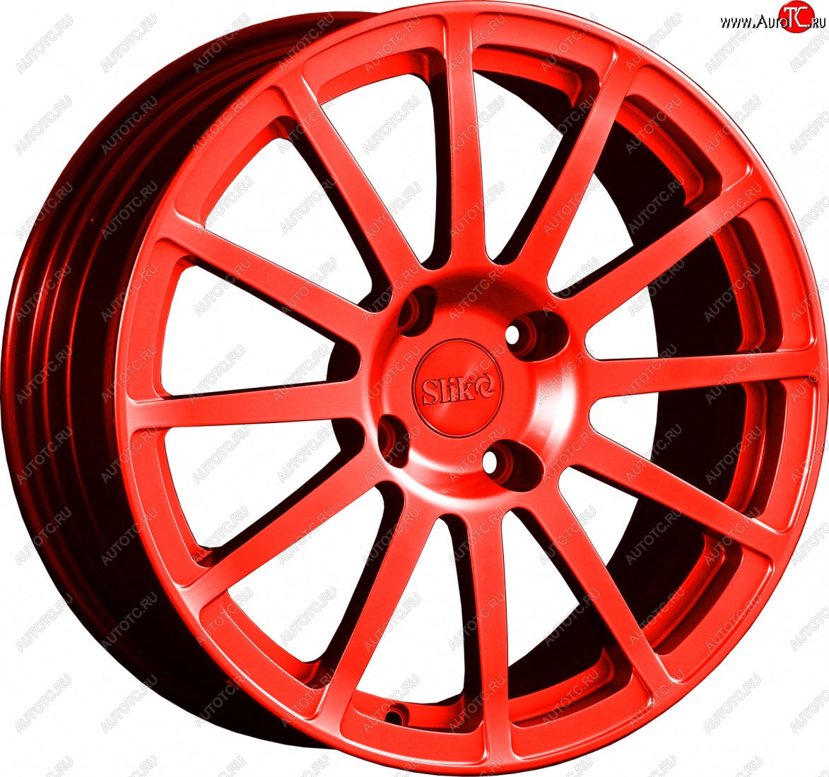 25 599 р. Кованый диск Slik classik R17x7.5 Candy алый 7.5x17   (Цвет: Candy алый 7.5x17)  с доставкой в г. Кемерово