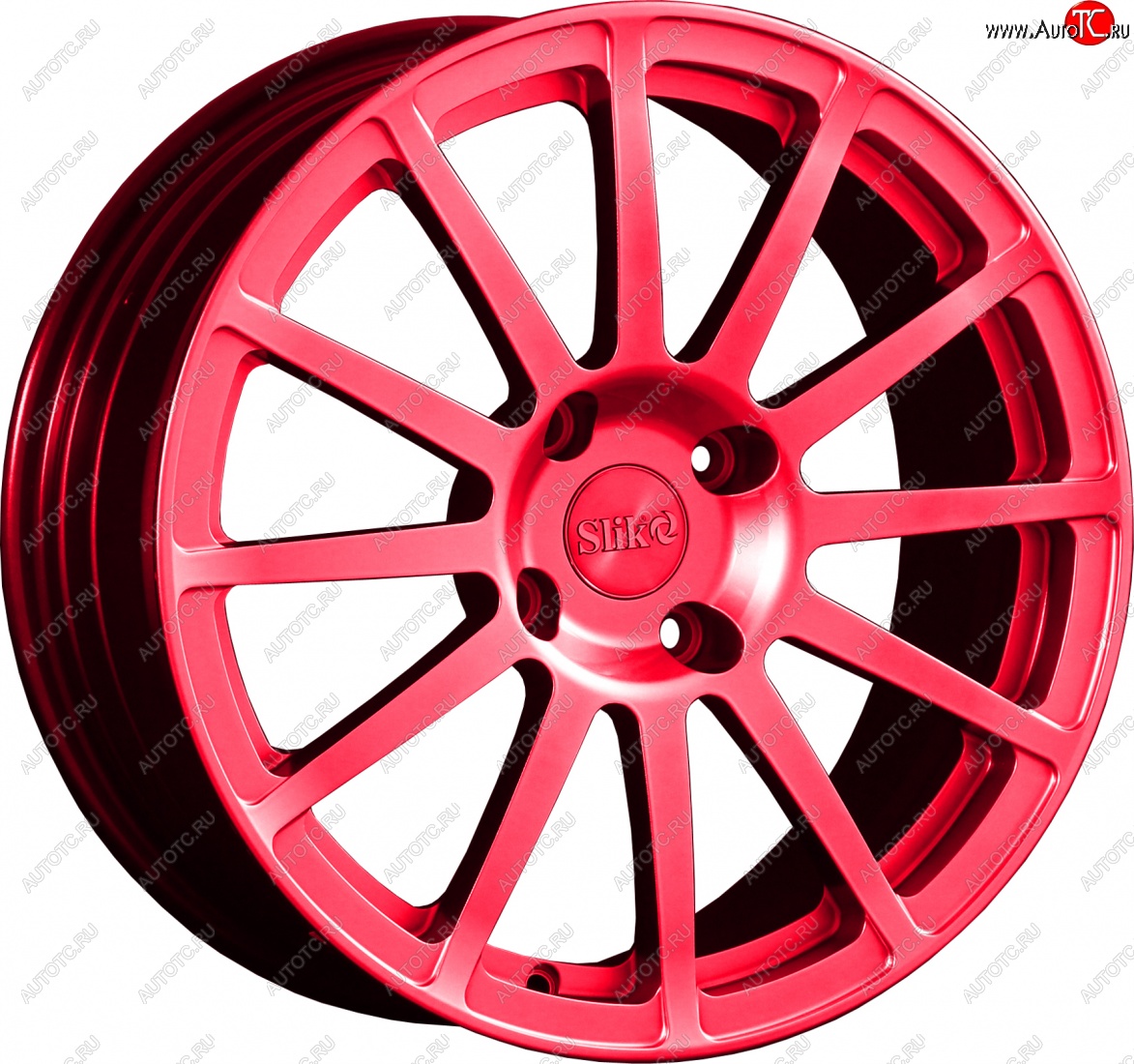 25 599 р. Кованый диск Slik classik R17x7.5 Candy RUBIN рубиновый 7.5x17   (Цвет: Candy RUBIN рубиновый 7.5x17)  с доставкой в г. Кемерово