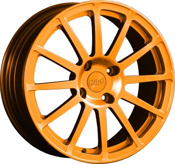 25 599 р. Кованый диск Slik classik R17x7.5 Ярко-оранжевый (ORANGE) 7.5x17   (Цвет: ORANGE)  с доставкой в г. Кемерово. Увеличить фотографию 1