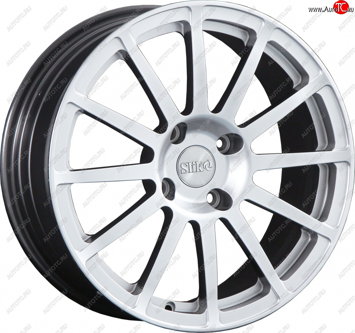 25 599 р. Кованый диск Slik classik R17x7.5 Белый (W) 7.5x17   (Цвет: W)  с доставкой в г. Кемерово