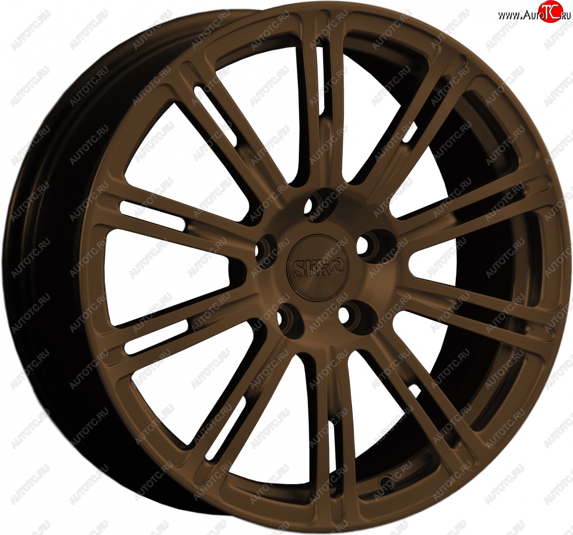 20 399 р. Кованый диск Slik classik R17x7.5 Коньячная бронза. Глянец (BRZCGN) 7.5x17   (Цвет: BRZCGN)  с доставкой в г. Кемерово