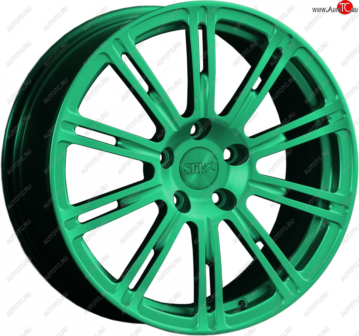 20 399 р. Кованый диск Slik classik R17x7.5 Candy Green изумрудно-зеленый 7.5x17   (Цвет: Candy Green изумрудно-зеленый 7.5x17)  с доставкой в г. Кемерово