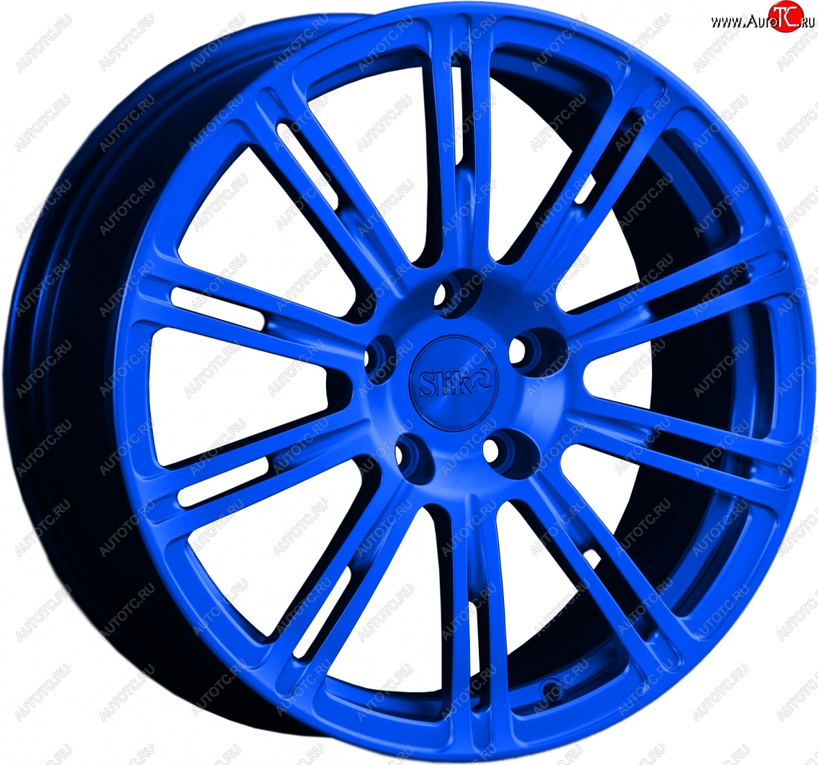 20 399 р. Кованый диск Slik classik R17x7.5 Candy BLUE синий 7.5x17   (Цвет: Candy BLUE синий 7.5x17)  с доставкой в г. Кемерово